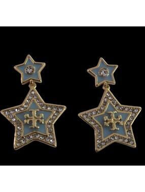 Tory Burch Falling Star Drop Earrings